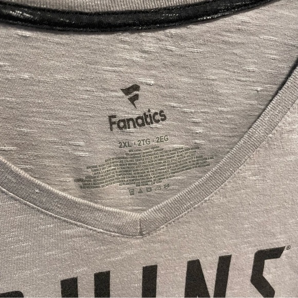 Boston Bruins Women’s V-Neck T Shirt - Picture 2 of 4